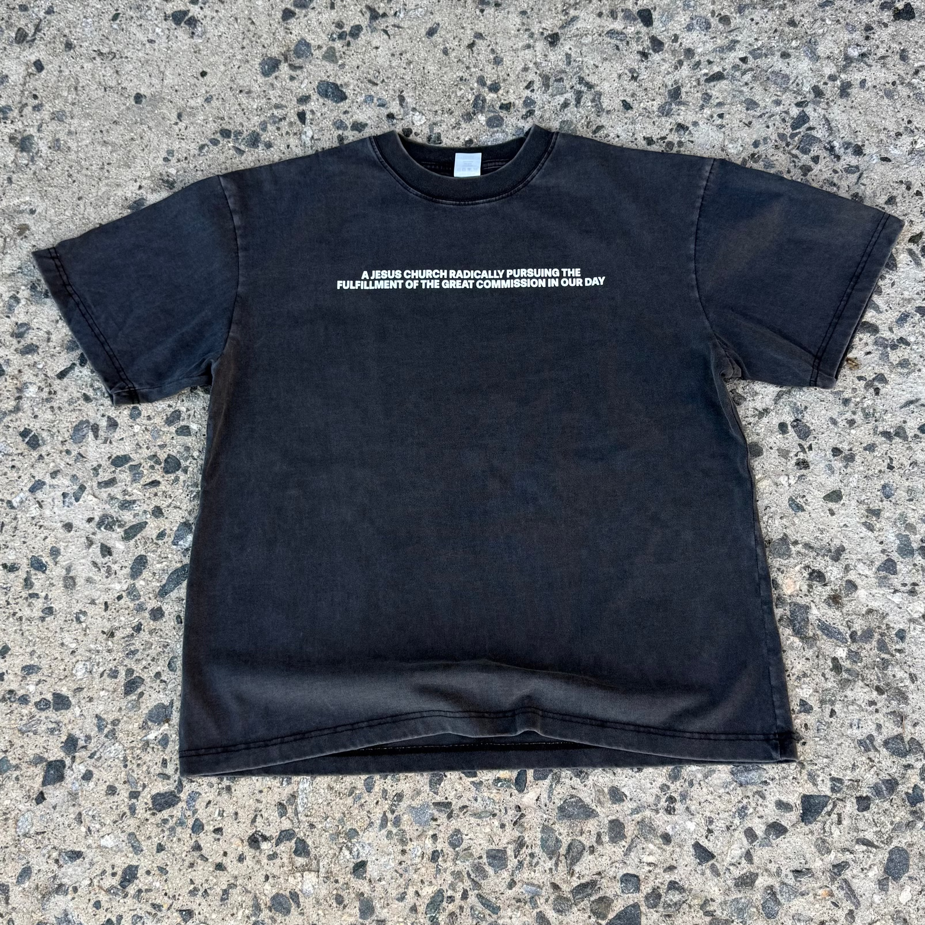 A Jesus Church Tee - Vintage Black